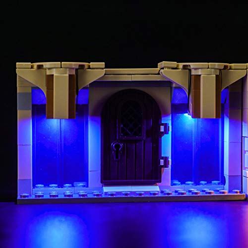 Kit De Iluminación Led para Lego Harry Potter Sala De Los Menesteres De Hogwarts, Compatible con Ladrillos De Construcción Lego Modelo 75966 (Juego De Legos No Incluido)