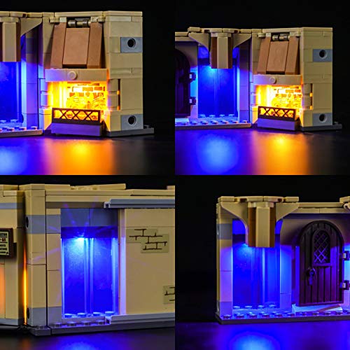 Kit De Iluminación Led para Lego Harry Potter Sala De Los Menesteres De Hogwarts, Compatible con Ladrillos De Construcción Lego Modelo 75966 (Juego De Legos No Incluido)