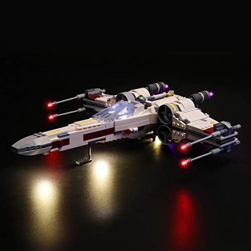 Kit De Iluminación Led para Lego Star Wars TM Caza Estelar ala-X, Compatible con Ladrillos De Construcción Lego Modelo 75218, NO Incluido En El Modelo