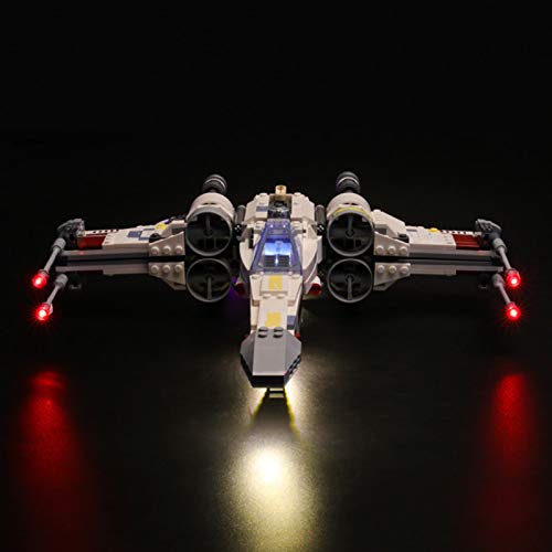 Kit De Iluminación Led para Lego Star Wars TM Caza Estelar ala-X, Compatible con Ladrillos De Construcción Lego Modelo 75218, NO Incluido En El Modelo