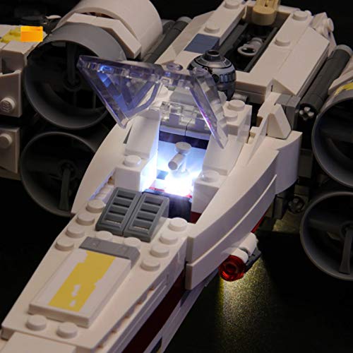 Kit De Iluminación Led para Lego Star Wars TM Caza Estelar ala-X, Compatible con Ladrillos De Construcción Lego Modelo 75218, NO Incluido En El Modelo