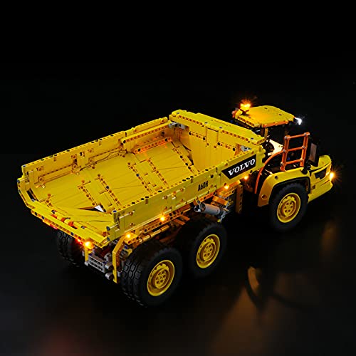 Kit De Iluminación Led para Lego Technic 6X6 Volvo Articulated Hauler, Compatible con Ladrillos De Construcción Lego Modelo 42114(NO Incluido En El Modelo)