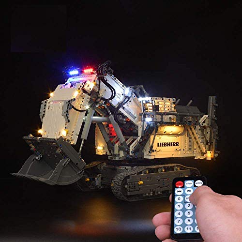 Kit de luz Led RC para Lego Technic Liebherr R 9800 modelo de excavadora (no incluye modelo Lego)