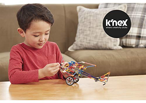 K'nex Imagine - Creation Zone, Juego de Construcción, Baul con 417 piezas, 50 Construcciones Diferentes, +7 años (Ref.41251)