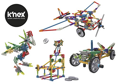 K'nex Imagine - Creation Zone, Juego de Construcción, Baul con 417 piezas, 50 Construcciones Diferentes, +7 años (Ref.41251)