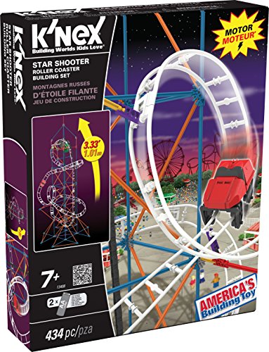 K'nex - Montaña Rusa Star Shooter, Parque de Atracciones Espacial (Fábrica de Juguetes 41114)