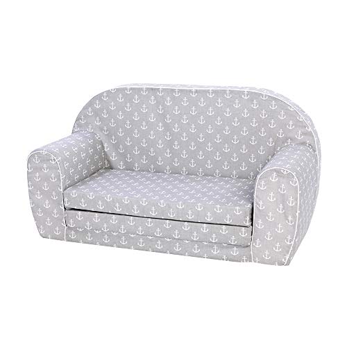 KNORRTOYS.COM Knorrtoys 68443-Kindersofa-Maritim Grey Sofá Infantil