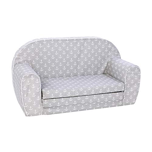 KNORRTOYS.COM Knorrtoys 68443-Kindersofa-Maritim Grey Sofá Infantil