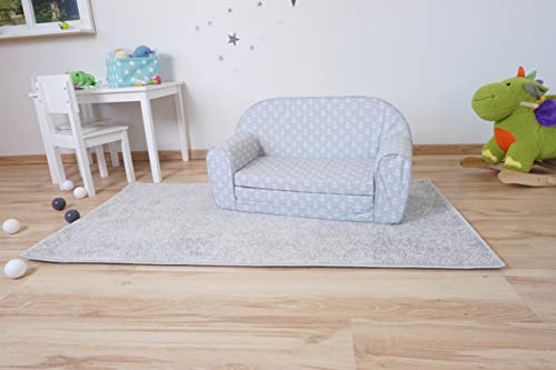 KNORRTOYS.COM Knorrtoys 68443-Kindersofa-Maritim Grey Sofá Infantil