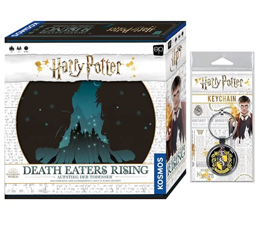 Kosmos - Juego de dados de Harry Potter: Death Eaters Rising - Aufstieg der Muerte + llavero de Harry Potter (diferentes selección)