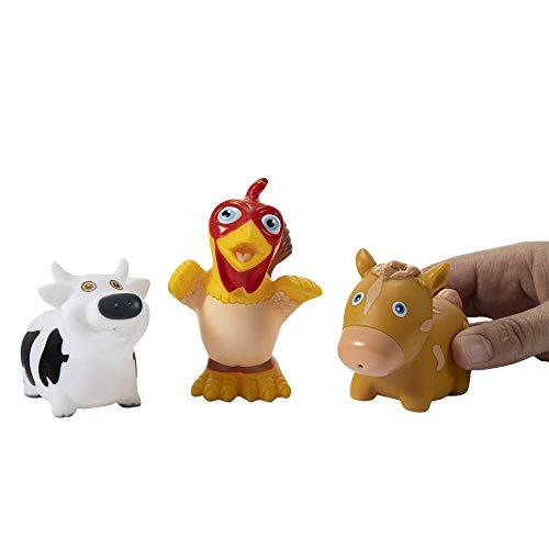 La Granja de Zenón Figuras de Baño, Multicolor (Bandai TO84100)