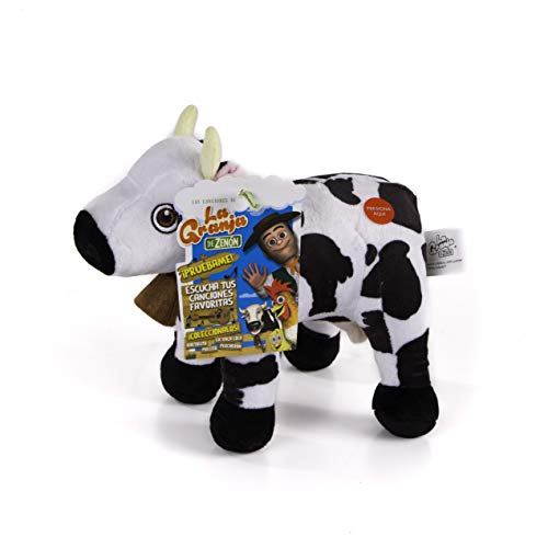 La Granja de Zenón - Peluche Musical Vaca Lola (Bandai, 80014) + Granja de Zenón - Peluche Musical Gallo Bartolito (Bandai 80011)