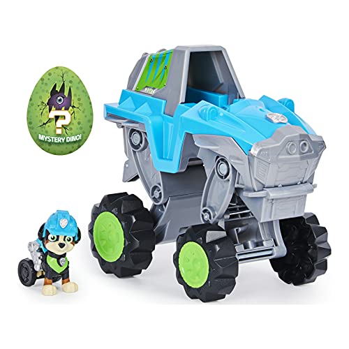 La Pata Patrol 6059329 - Kit de vehículo con figura de Rex y 1 figura de dinosaurio de la Patrulla Canina