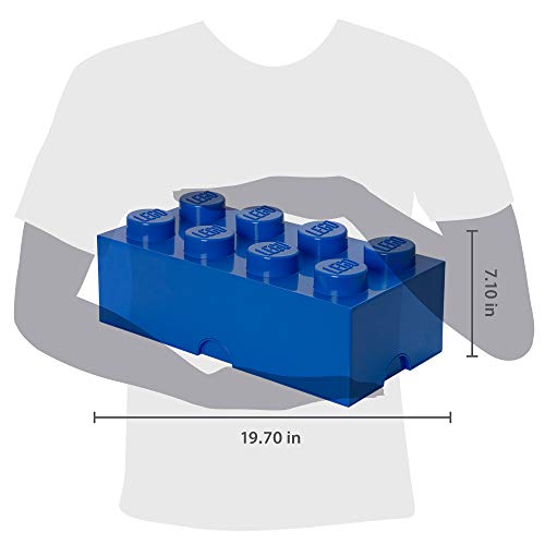 Ladrillo de almacenamiento de 8 espigas de LEGO, caja de almacenaje apilable, 12 l