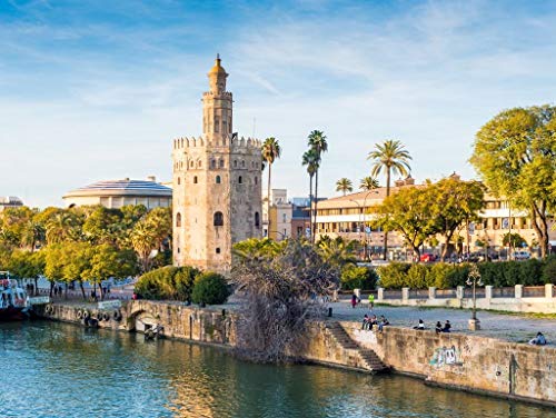 Lais Puzzle La Torre del Oro en Sevilla, Andalucía, España 1000 Piezas