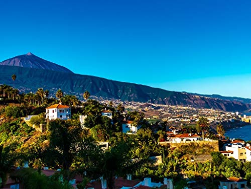 Lais Puzzle Teide, Tenerife, España - El volcánico Teide y la Ciudad Portuaria Puerto de la Cruz 1000 Piezas