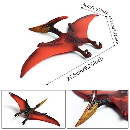 laiyin Figuras De PVC De Juguete De Dinosaurios Pteranodon De 9,5 Pulgadas, Juguetes Jurásicos, Juguetes De Dinosaurios Decoración De Coleccionista, Favor De Fiesta, Chico