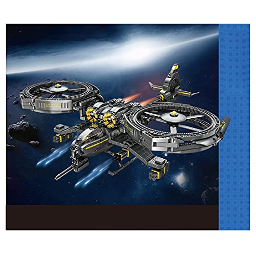 LAKA Helicóptero Technic Combat Modular 1093Pcs Sci-Fi Series Attack Helicopter Bricks juguete regalo con soporte de pantalla compatible con Lego Technic