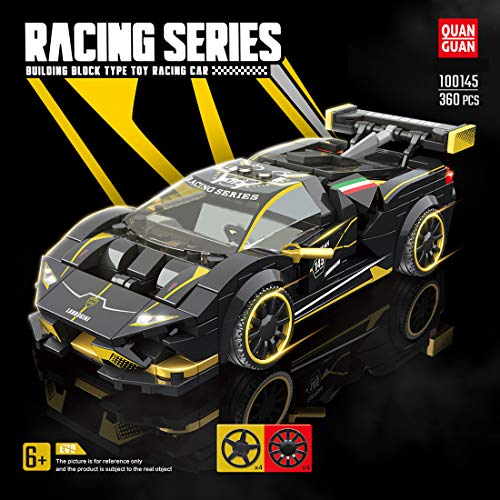 LAKA Technic Racing Car Model 360Pcs Supercar Series Sports Car Brick Toy Gift para Lamborghini EVO Compatible con Lego Technic