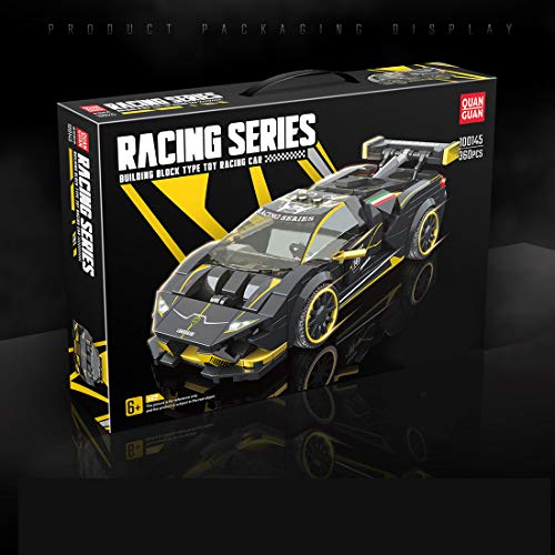 LAKA Technic Racing Car Model 360Pcs Supercar Series Sports Car Brick Toy Gift para Lamborghini EVO Compatible con Lego Technic