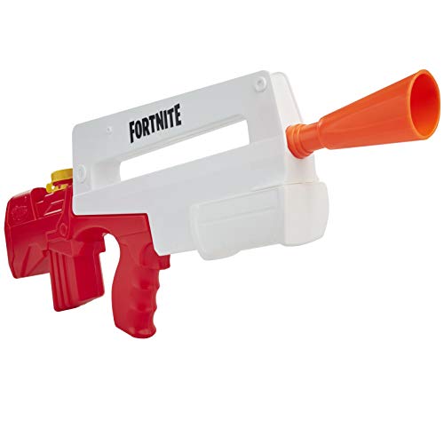 Lanzador de Agua Nerf Super Soaker Fortnite Burst AR. Lanzamiento por Bombeo, Juegos de Verano para niños, Adolescentes y Adultos