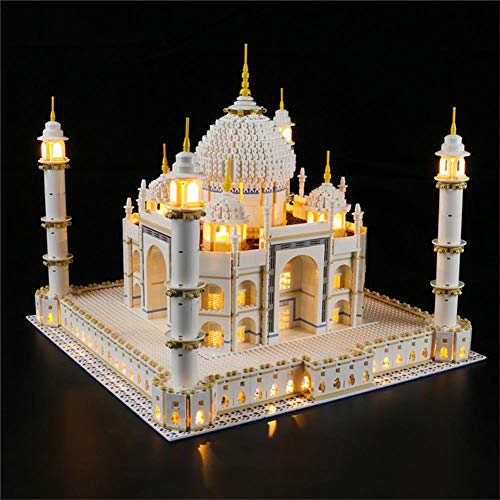 LED Light Kit para El Taj Mahal Building Blocks Modelo Compatible con Lego Creator Arquitectura Serie 10189/10256/17001/17008 Juguetes Juego De Luces (No Incluir Modelo)