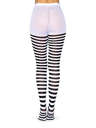 Leg Avenue- Mujer, Color blanco y negro, Talla Plus (EUR 42-46) (7100Q07007)