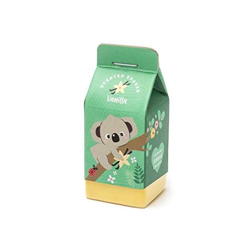 Legami - Yummy Yummy - Juego de 3 gomas perfumadas (2,7 x 6 cm, aroma de uva, fresa, vainilla)