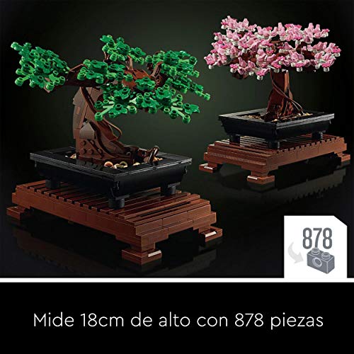 LEGO 10281 Creator Expert Botanical Bonsái Set de Construcción Manualidades para Adultos Colección Botánica