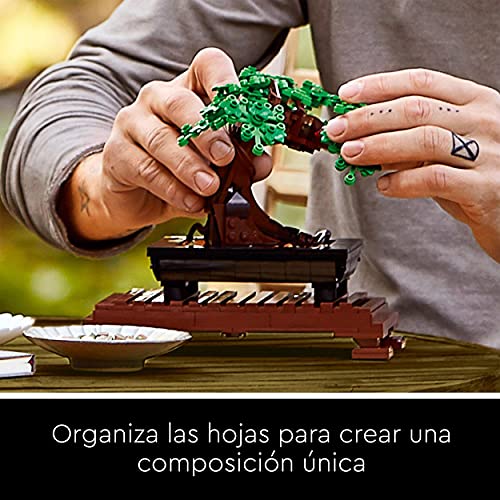 LEGO 10281 Creator Expert Botanical Bonsái Set de Construcción Manualidades para Adultos Colección Botánica