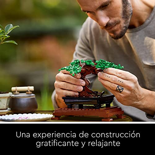 LEGO 10281 Creator Expert Botanical Bonsái Set de Construcción Manualidades para Adultos Colección Botánica