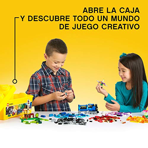 LEGO 10696 Classic Caja de Ladrillos Creativos Mediana, Juego de Construcción para Niños y Niñas +4 años