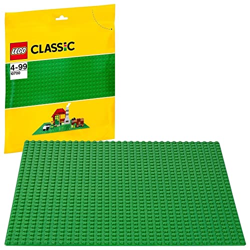 LEGO 10700 Classic Base Verde Juguete de Construcción, Juego de Construcción para Niños y Niñas 4 años