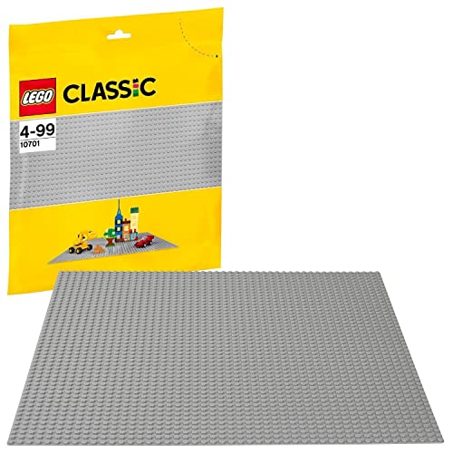 LEGO 10701 Classic Base Gris , Juego de Construcción para Niños y Niñas a partir de 3 años