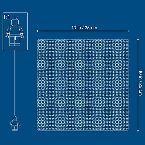 LEGO 10714 Classic Base Azul, Juego de Construcción para Niños y Niñas +4 años