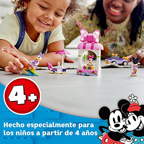 LEGO 10773 Mickey and Friends Heladería de Minnie Mouse Coche de Juguetes para Niños y Niñas +4 Años