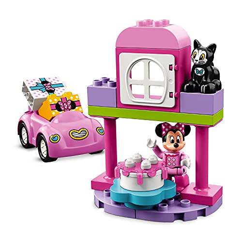 LEGO 10873 Duplo Disney Fiesta de cumpleaños de Minnie, Juguete de construcción con Mini Figura de Minnie Mouse y Coche, para Niños 2 - 5 años