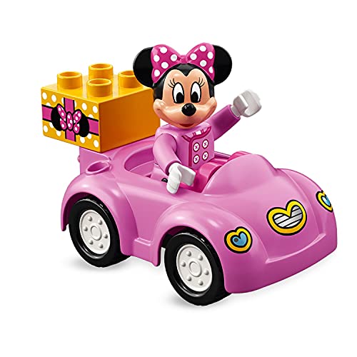 LEGO 10873 Duplo Disney Fiesta de cumpleaños de Minnie, Juguete de construcción con Mini Figura de Minnie Mouse y Coche, para Niños 2 - 5 años