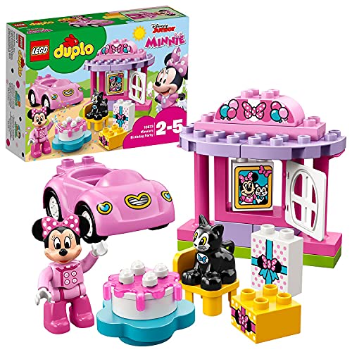 LEGO 10873 Duplo Disney Fiesta de cumpleaños de Minnie, Juguete de construcción con Mini Figura de Minnie Mouse y Coche, para Niños 2 - 5 años