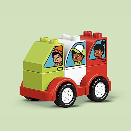 LEGO 10886 Duplo Mis Primeros Coches, Bloques de Construcción de Vehículos de Juguete para Bebés, Niños y Niñas +1,5 años