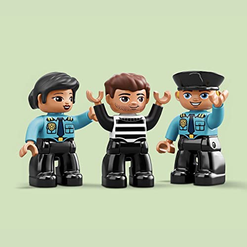 LEGO 10902 DUPLO Town Comisaría de Policía, Juguete de Construcción, Actividades Creativas para Niños y Niñas a partir de 2 años