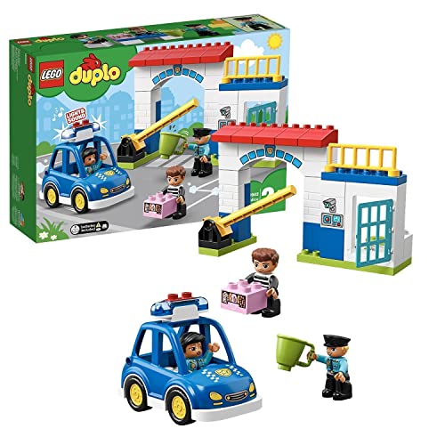 LEGO 10902 DUPLO Town Comisaría de Policía, Juguete de Construcción, Actividades Creativas para Niños y Niñas a partir de 2 años