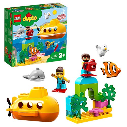 LEGO 10910 Duplo Town Aventura en Submarino Juguete de Construcción para Niños y Niñas +2 años con 2 Mini Figuras