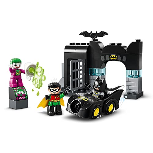 LEGO 10919 Duplo Super Heroes Batcueva, Juguete de Construcción para Niños +2 años con Mini Figuras de Batman, Joker y Robin