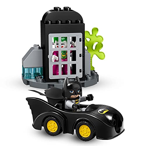 LEGO 10919 Duplo Super Heroes Batcueva, Juguete de Construcción para Niños +2 años con Mini Figuras de Batman, Joker y Robin