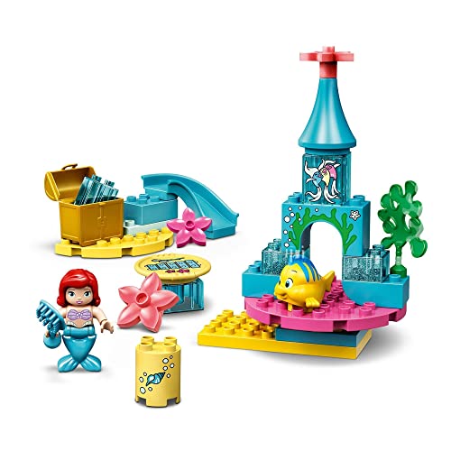 LEGO 10922 Duplo Disney Princess Castillo Submarino de Ariel, La Sirenita Juguete para Niños y Niñas 2 - 5 años con Mini Muñeca