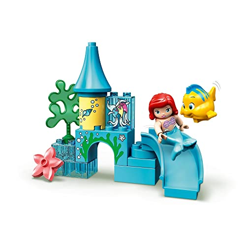 LEGO 10922 Duplo Disney Princess Castillo Submarino de Ariel, La Sirenita Juguete para Niños y Niñas 2 - 5 años con Mini Muñeca