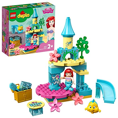 LEGO 10922 Duplo Disney Princess Castillo Submarino de Ariel, La Sirenita Juguete para Niños y Niñas 2 - 5 años con Mini Muñeca