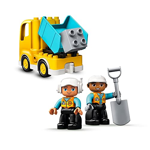 LEGO 10931 Duplo Town Camión y Excavadora con Orugas Juguete de Construcción