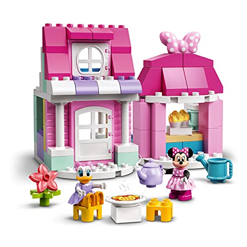 LEGO 10942 Duplo Disney Casa y Cafetería de Minnie Mouse, con Cocina de Juguete para Construir para Niños y Niñas +2 Años